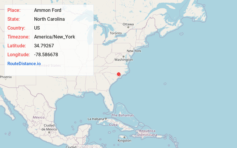 Map of Ammon Ford