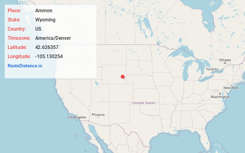 Map of Ammon