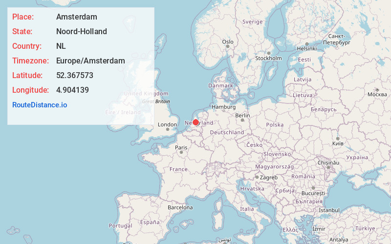Map of Amsterdam