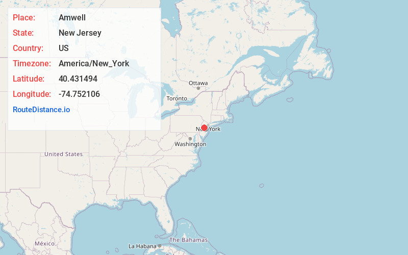 Map of Amwell
