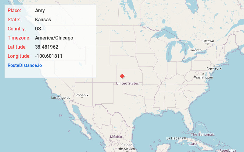 Map of Amy