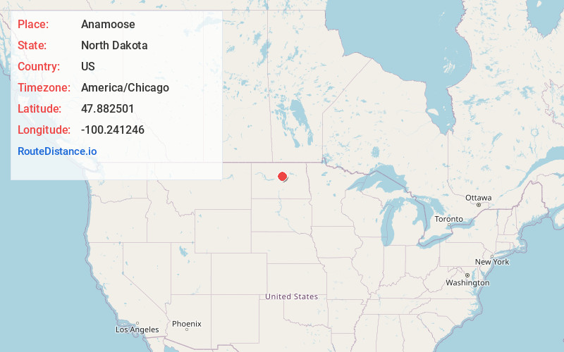 Map of Anamoose