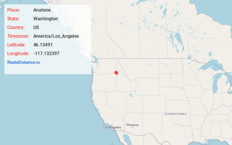 Map of Anatone