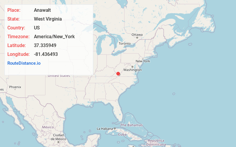 Map of Anawalt