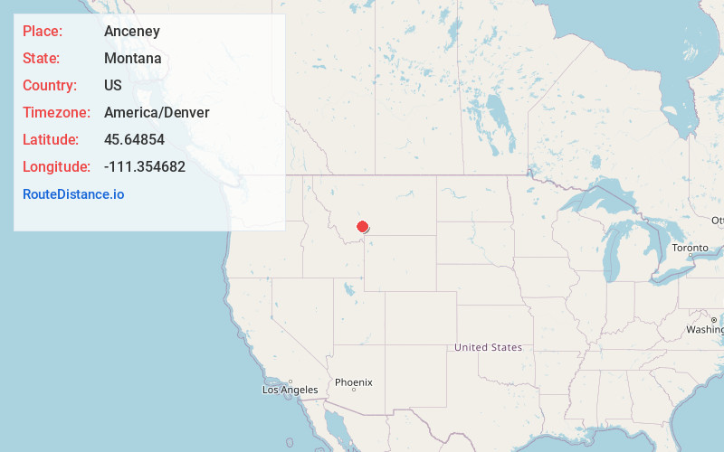 Map of Anceney