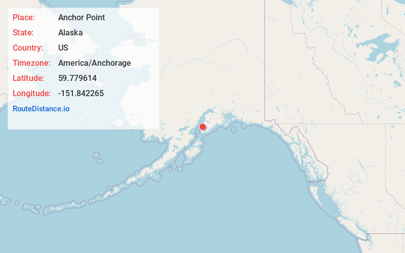 Map of Anchor Point