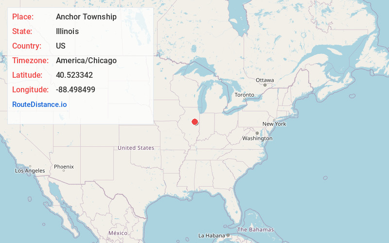 Map of Anchor Township