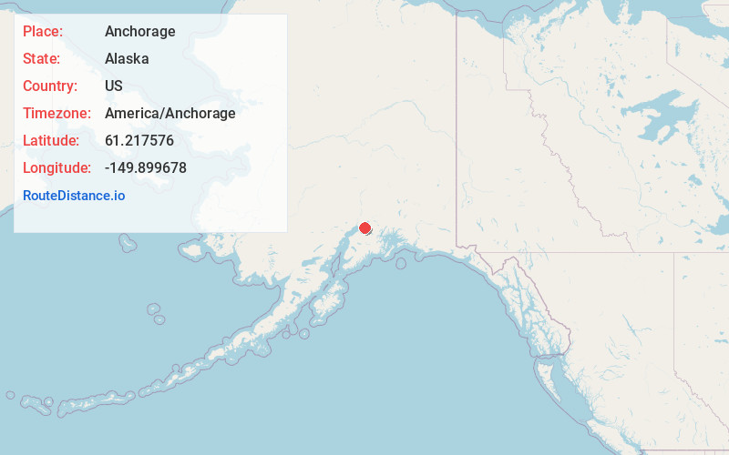 Map of Anchorage