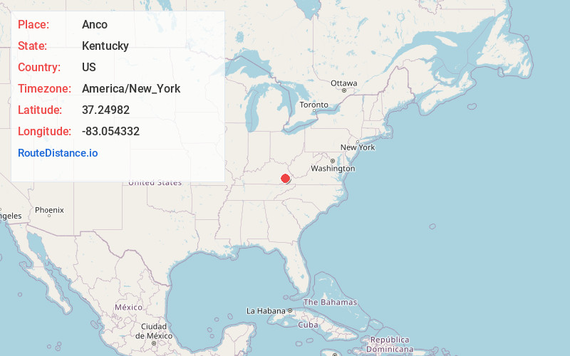 Map of Anco