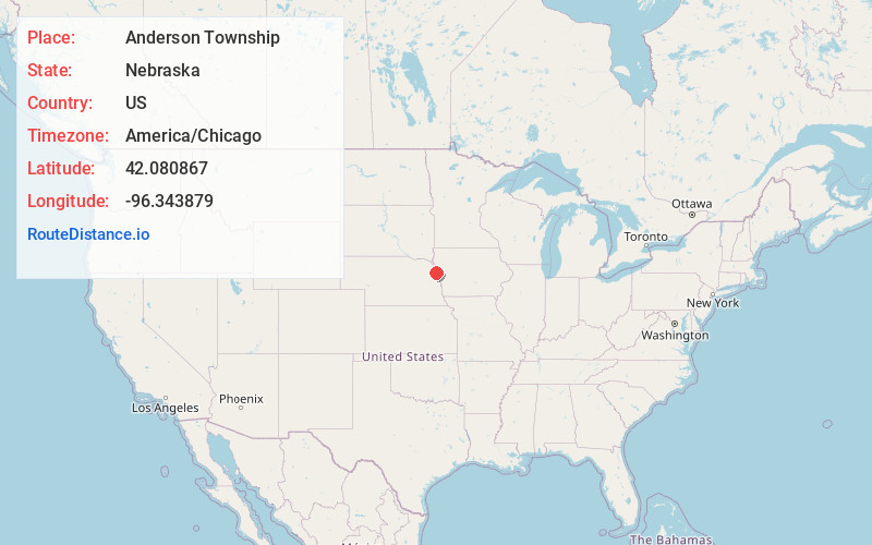Map of Anderson Township