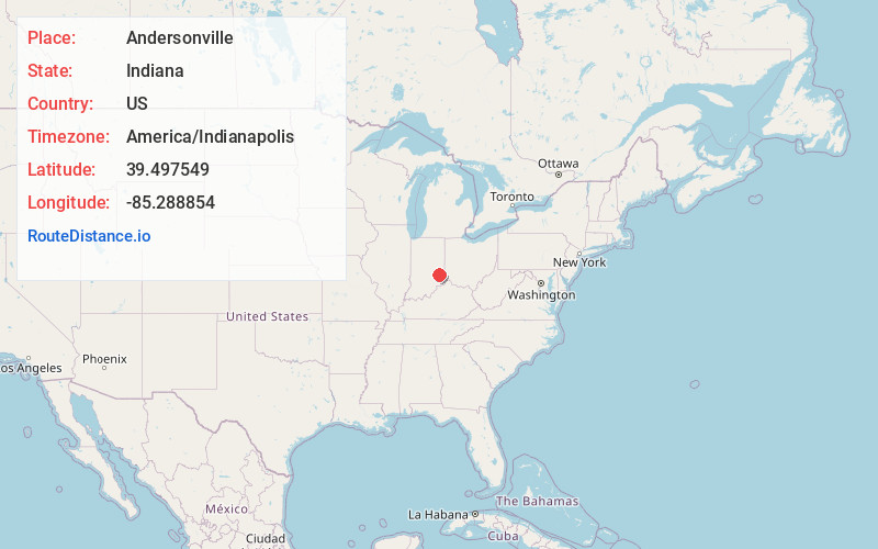 Map of Andersonville