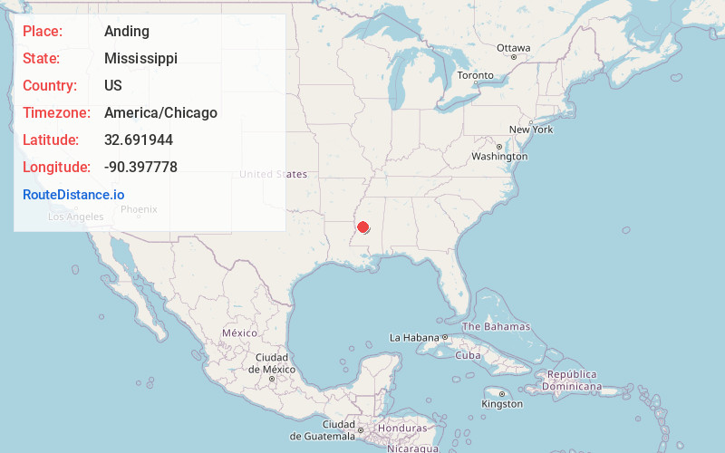Map of Anding