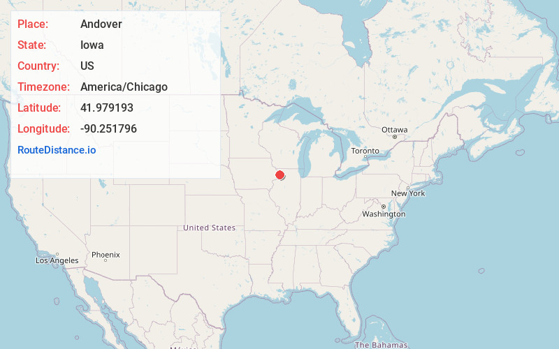 Map of Andover