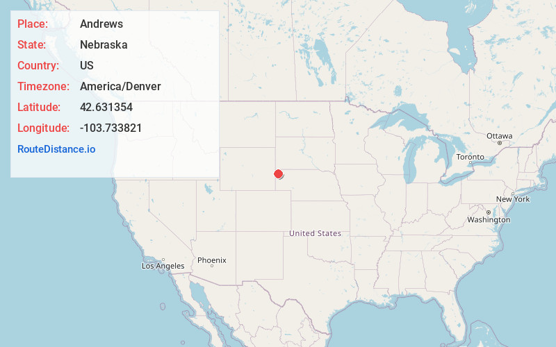 Map of Andrews