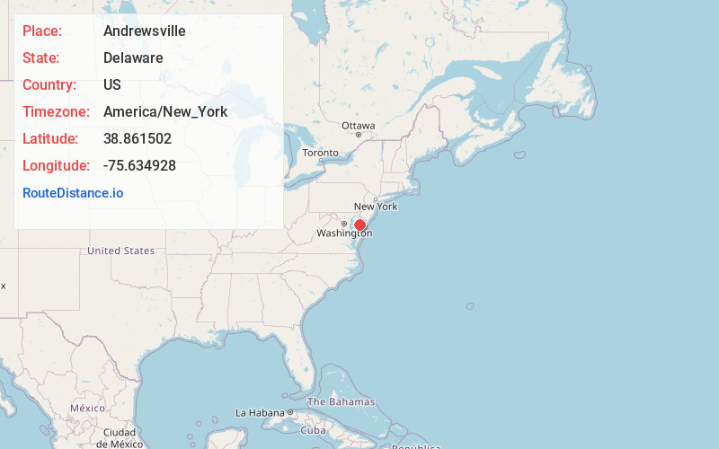Map of Andrewsville