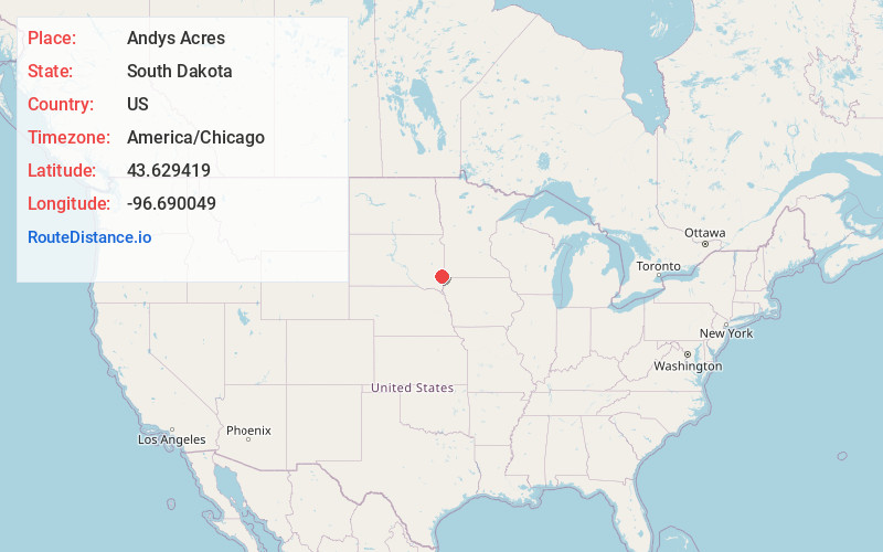 Map of Andys Acres
