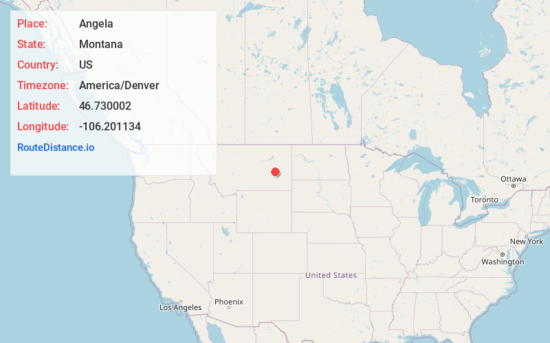 Map of Angela