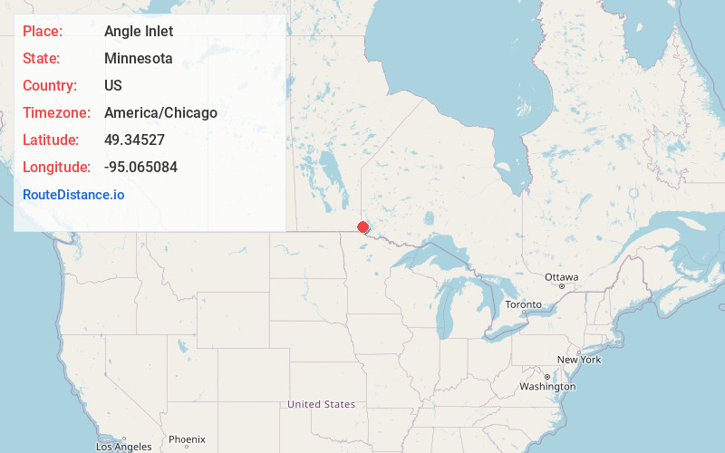 Map of Angle Inlet