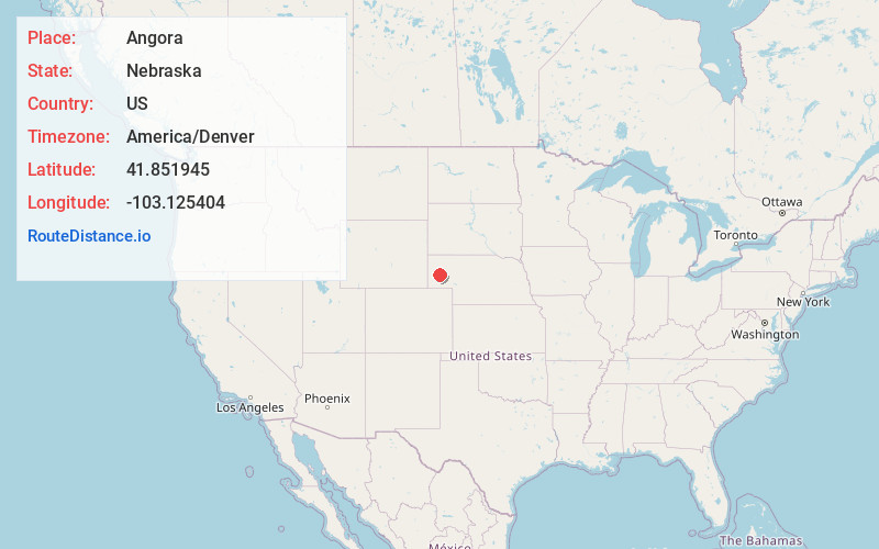 Map of Angora