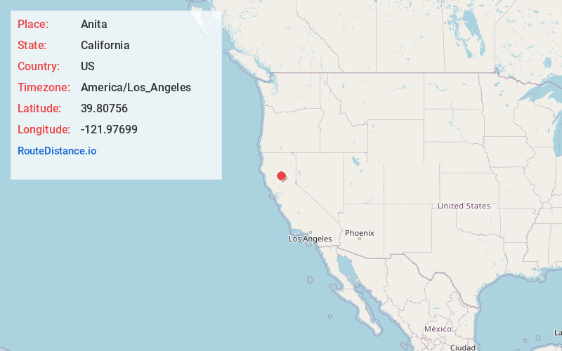 Map of Anita