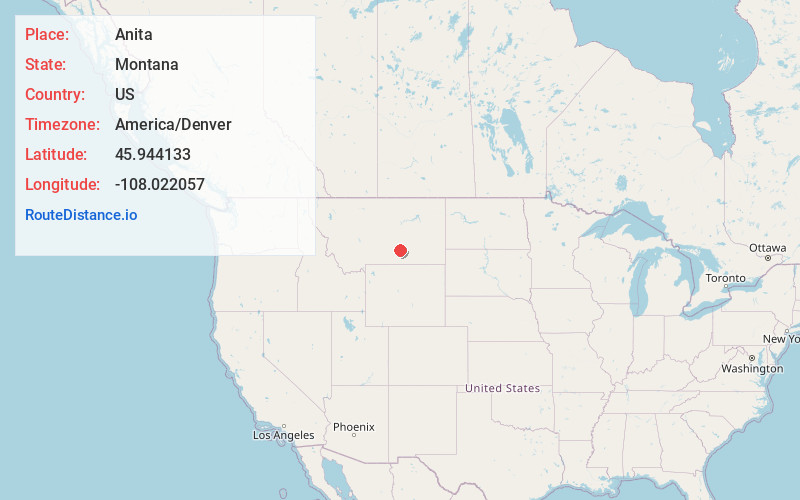 Map of Anita