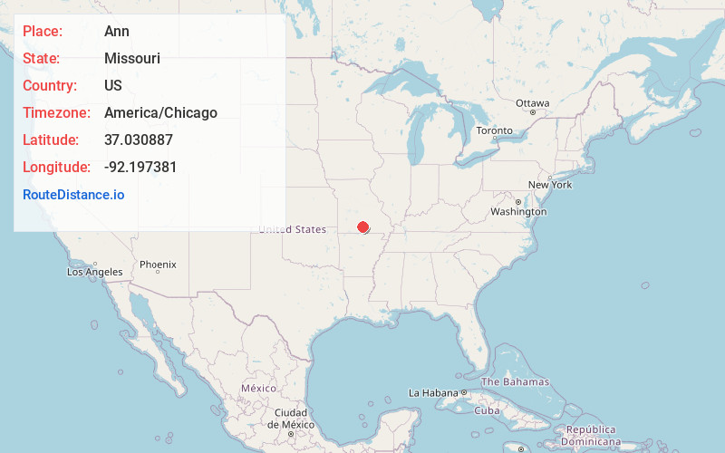 Map of Ann