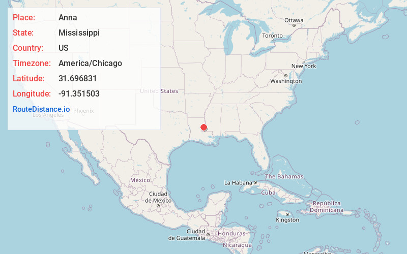 Map of Anna