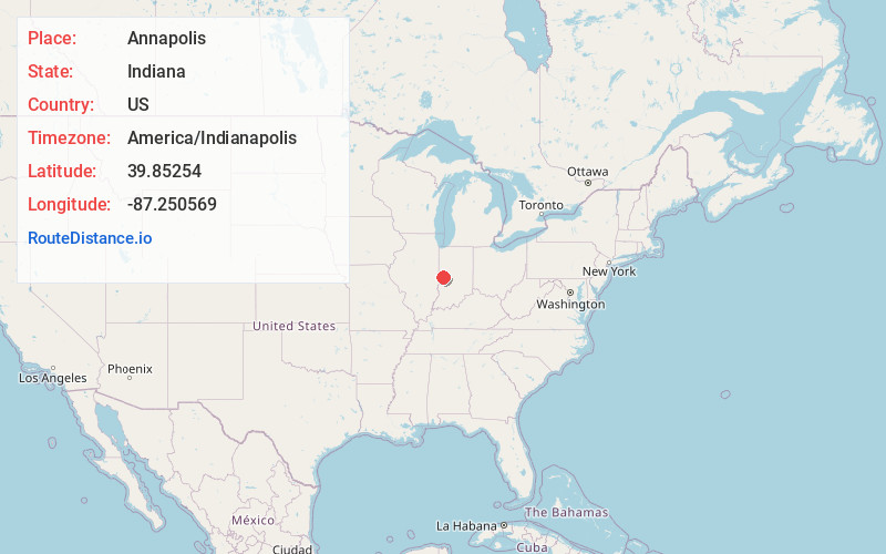 Map of Annapolis