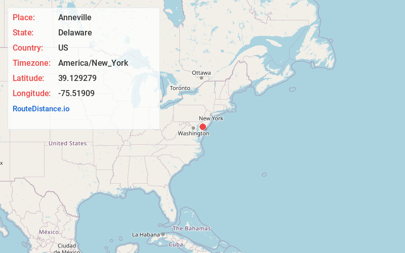 Map of Anneville
