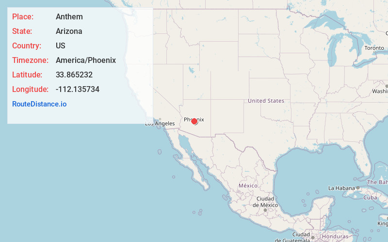 Map of Anthem