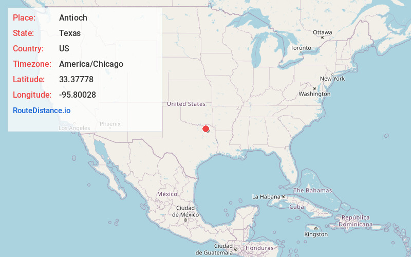 Map of Antioch