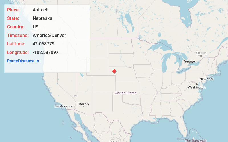 Map of Antioch