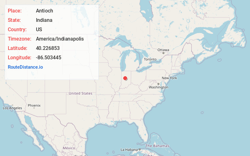 Map of Antioch