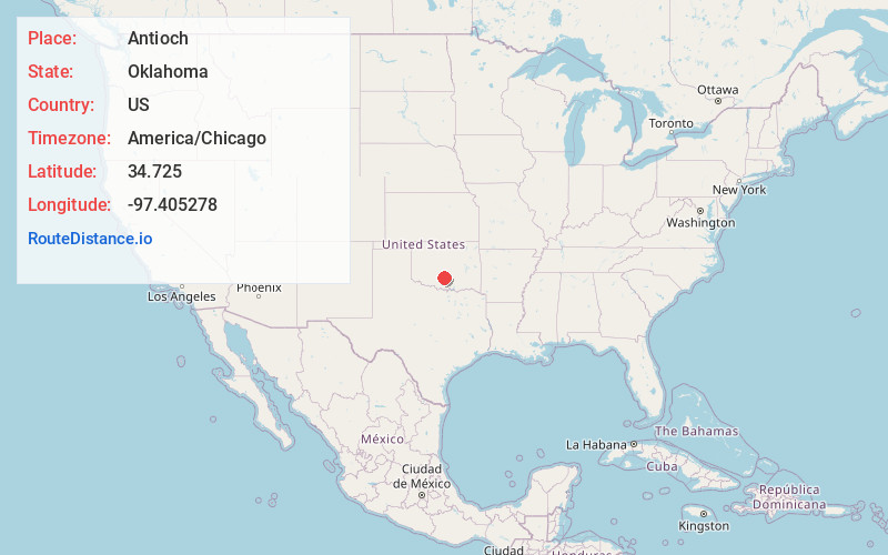 Map of Antioch