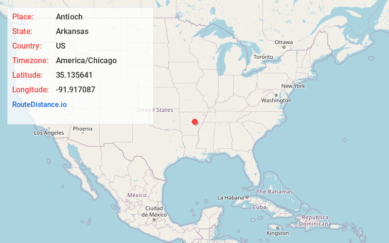 Map of Antioch