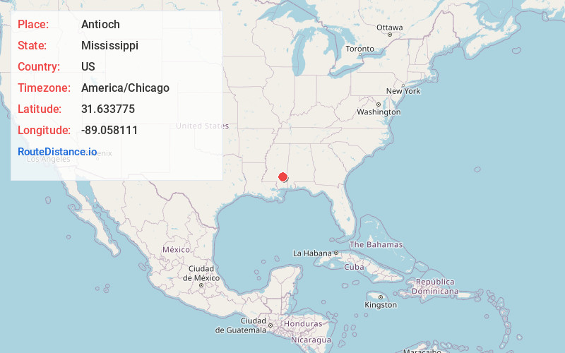 Map of Antioch