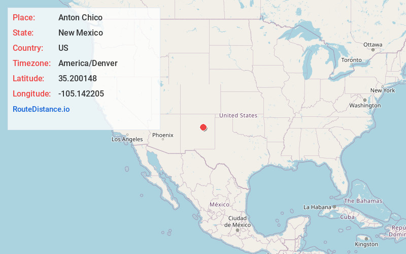 Map of Anton Chico