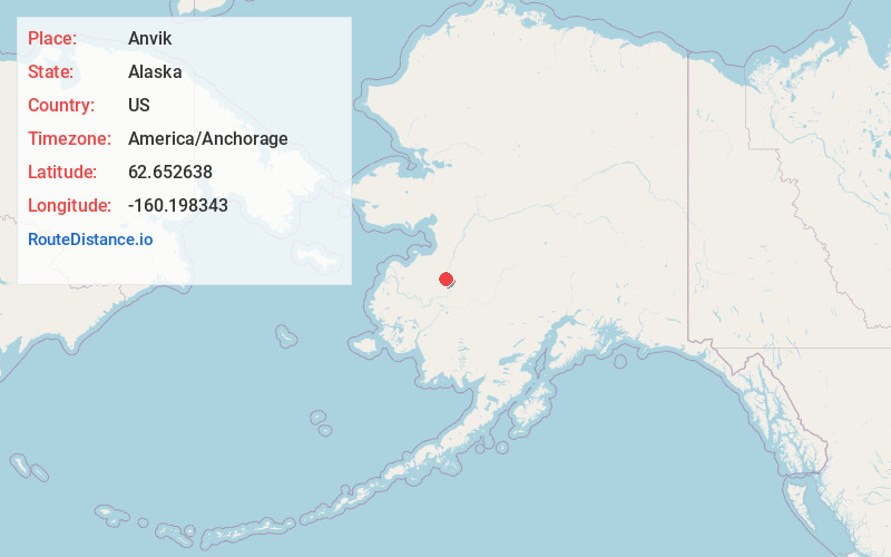 Map of Anvik