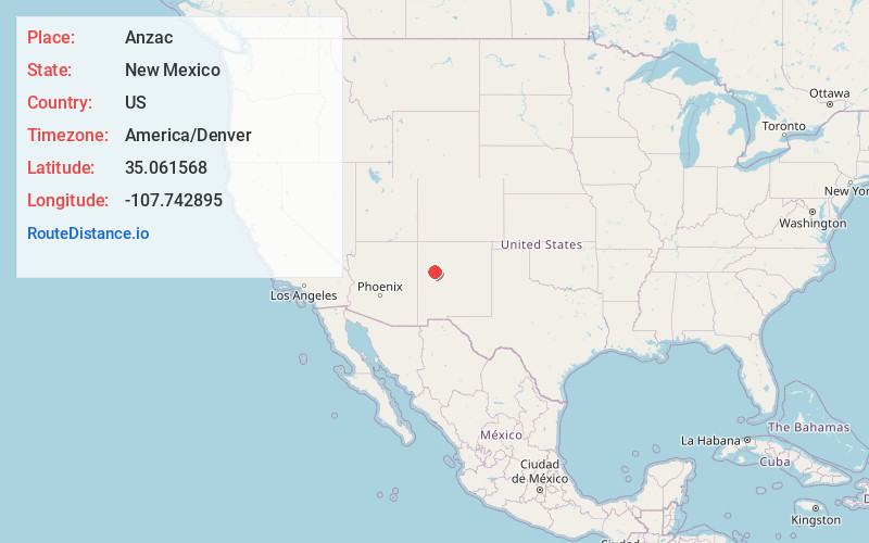 Map of Anzac