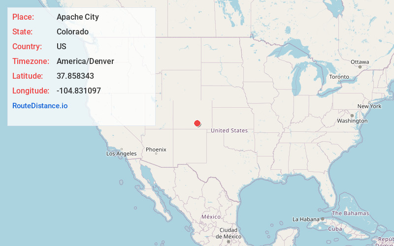 Map of Apache City