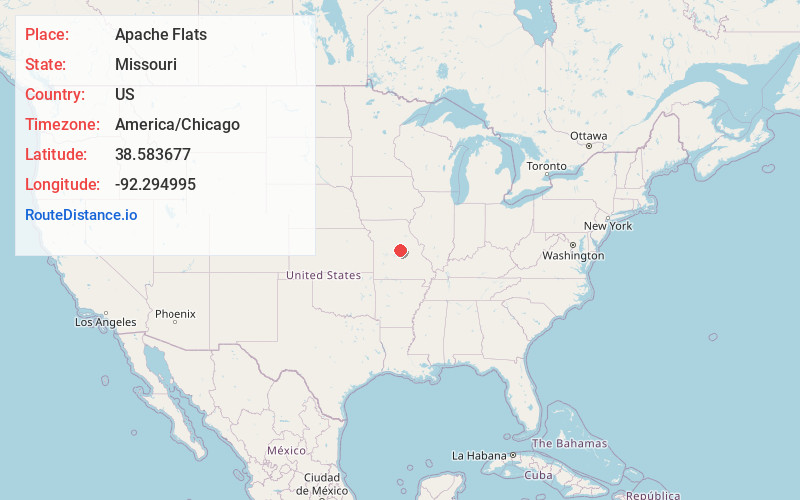 Map of Apache Flats