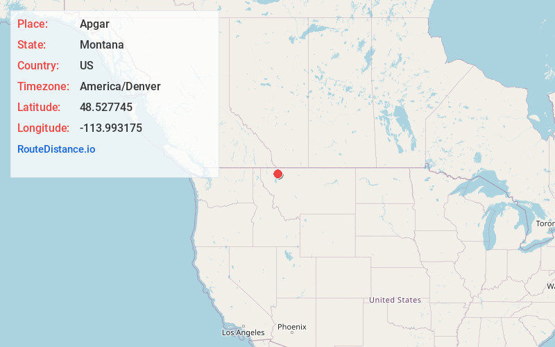 Map of Apgar