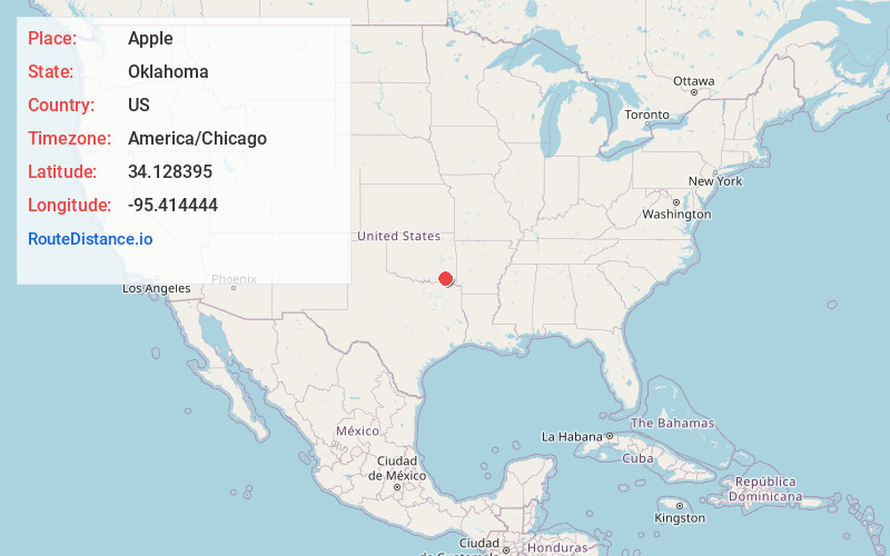 Map of Apple