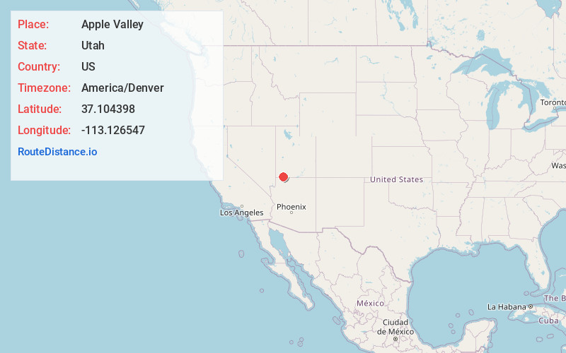 Map of Apple Valley