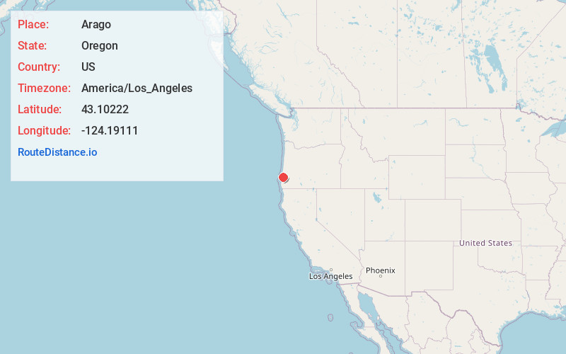 Map of Arago