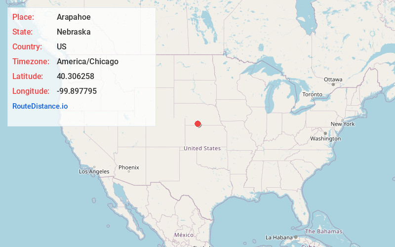 Map of Arapahoe