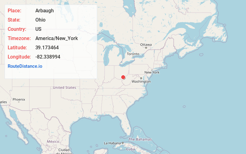 Map of Arbaugh