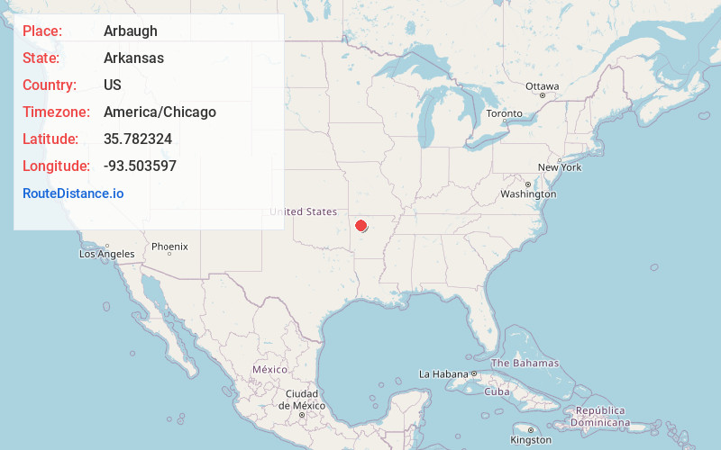Map of Arbaugh