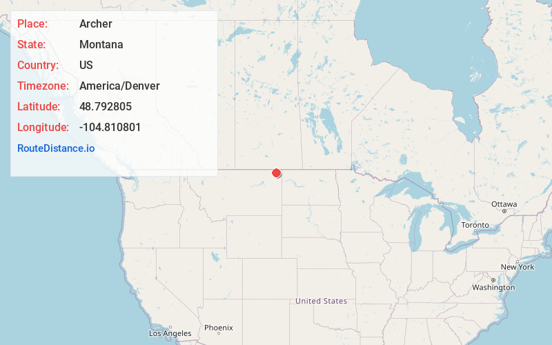Map of Archer