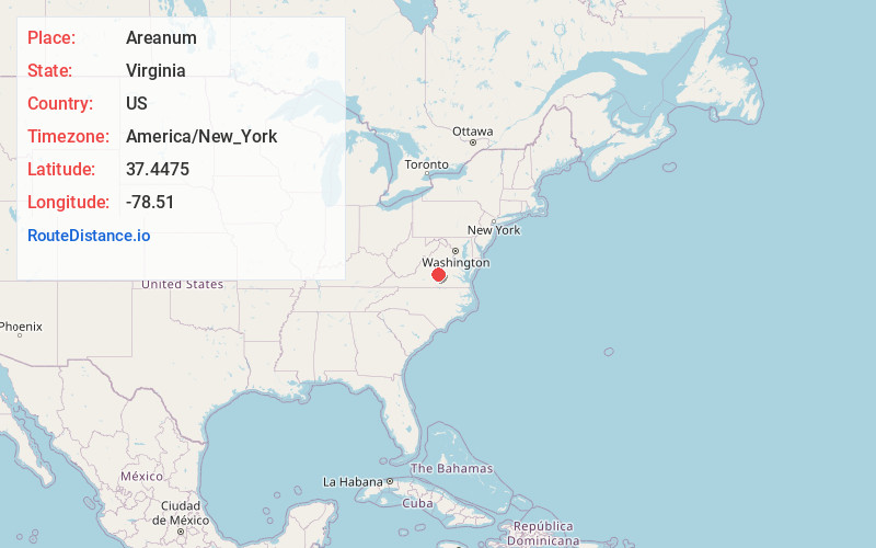 Map of Areanum